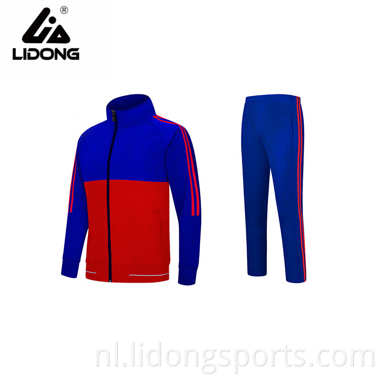 Groothandel schooluniformen, polyester sportkleding, gewoon tracksuit